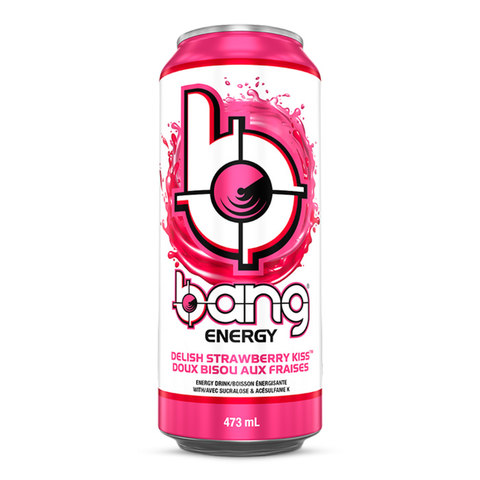 Bang RTD Energy Drink Delish Strawberry Kiss (473ml)