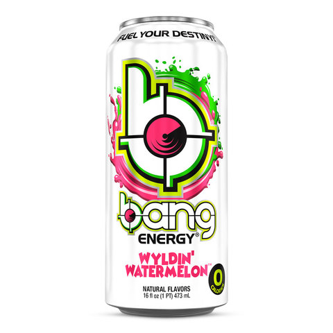 Bang Wyldin' Watermelon Energy Drink, 0 Calories, Sugar Free with Super Creatine