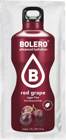 Bolero Advanced Hydration Red Grape Flavoured Powder Drink (9g)