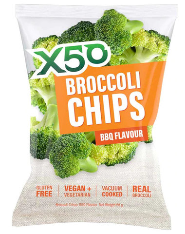 Tribeca Health X50 Broccoli Chips Bbq