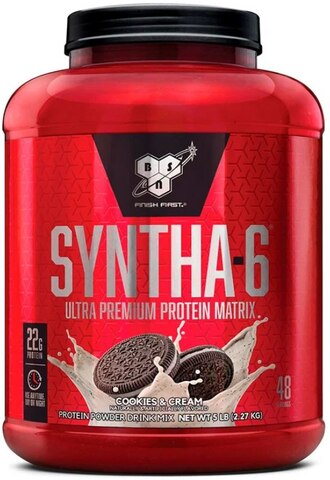 BSN Syntha-6 Protein Powder Cookies and Cream (5lbs)