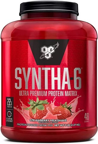 BSN Syntha 6 Protein Powder Strawberry Milkshake (5 lbs)