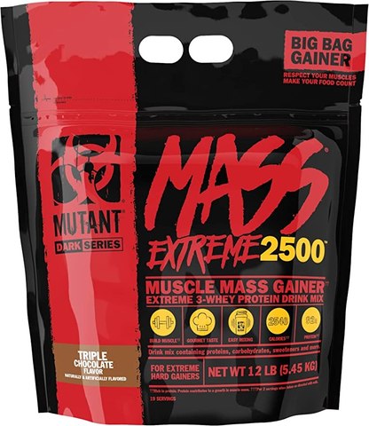 Mutant Mass Extreme Gainer – Build Muscle Size, Triple Chocolate