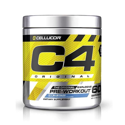 Cellucor C4 Original Pre Workout Powder - Icy Blue Razz, 60 Servings