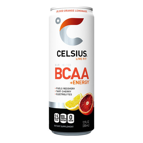Celsius BCAA + Energy Blood Orange Lemonade Sparkling