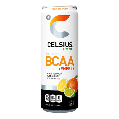 Celsius BCAA + Energy Tropical Twist Sparkling