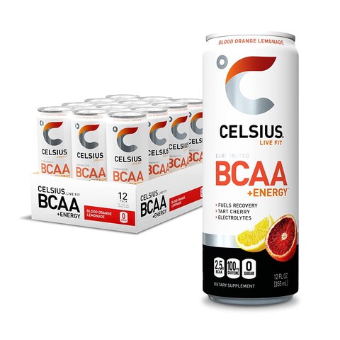 Celsius BCAA + Energy Blood Orange Lemonade Sparkling