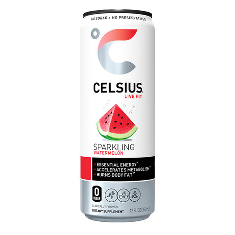 CELSIUS Sparkling Watermelon, Functional Essential Energy Drink