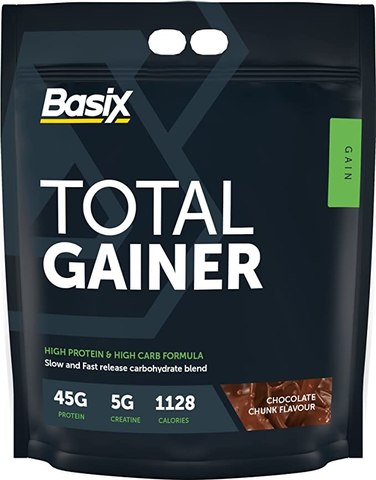 Basix Total Gainer Chocolate Chunk, 15 Lb