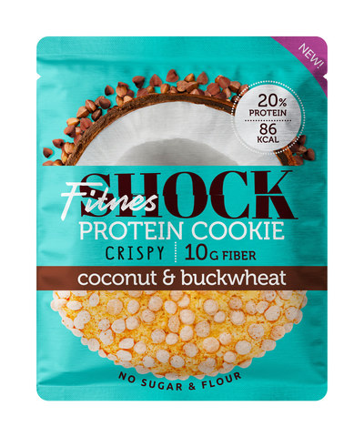 Fitness Shock Protein Cookie Crispy Coconute - Buckwheat