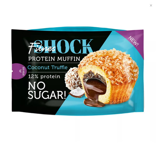 FitnesShock Protein Muffin Coconut Truffle (50g)