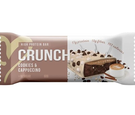 BootyBar Crunch Protein Bar Cookies and Cappuccino (60g)