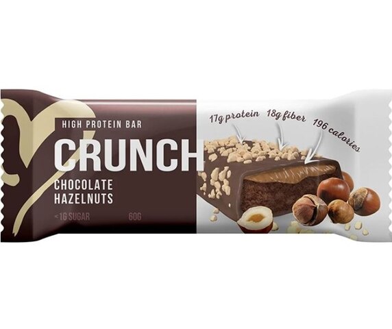 BootyBar Crunch Protein Bar Chocolate Hazelnuts (60g)