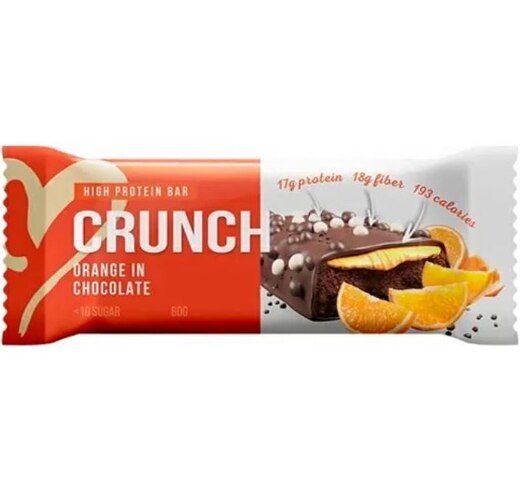 BootyBar Crunch Protein Bar Orange in Chocolate (60g)