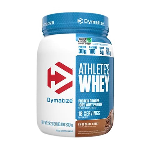 Dymatize Athlete's Whey - Chocolate Shake, 1.83 lb, 18 Servings