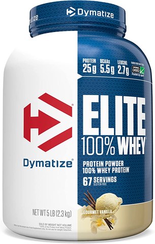 Dymatize Elite 100% Whey Protein Gourmet Vanilla (5lbs)