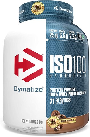 Dymatize ISO 100 Hydrolyzed Whey Isolate Protein Gourmet Chocolate (5lbs)