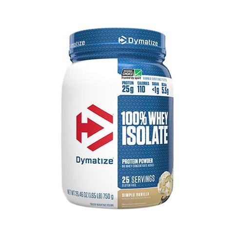 Dymatize Isolate Protein - Simple Vanilla, 750 g, 25 Servings