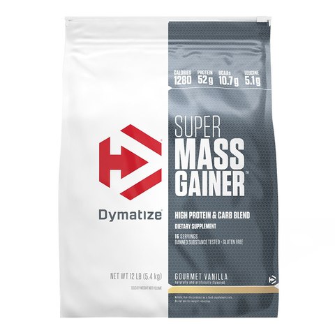 Dymatize Super Mass Gainer - Gourmet Vanilla, 12 lb
