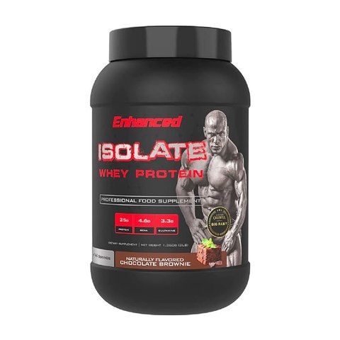 Enhanced Labs Whey Protein Isolate Chocolate Brownie (3lbs)