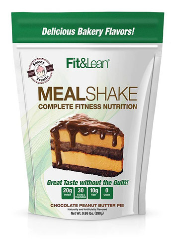 Fit & Lean Meal Shake Chocolate Peanut Butter Pie (390g)