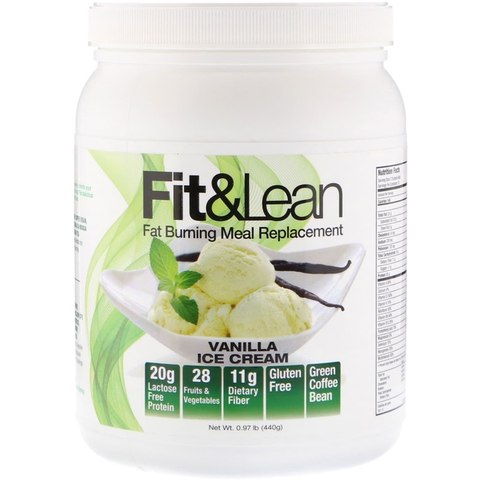 Fit & Lean Fat Burning Meal Replacement Vanilla Ice Cream (440g)