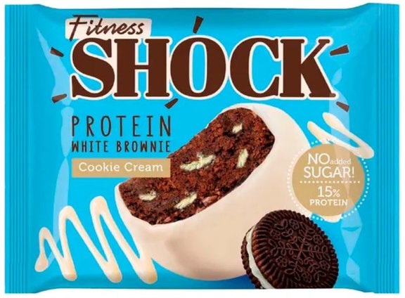 FitnesShock Protein White Brownie Cookie Cream (50g)