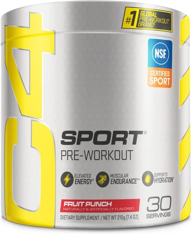 Cellucor C4 Sport Pre Workout Powder Fruit Punch (210g)
