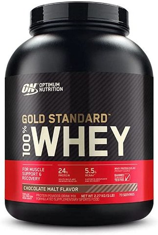 Gold Standard 100 Whey Protein Chocolate Malt (5 Lbs. / 73 Servings)