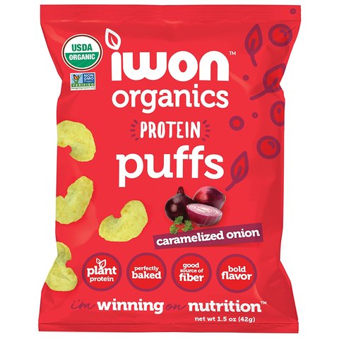 IWON Organics Protein Puffs Caramelized Onion (42g)