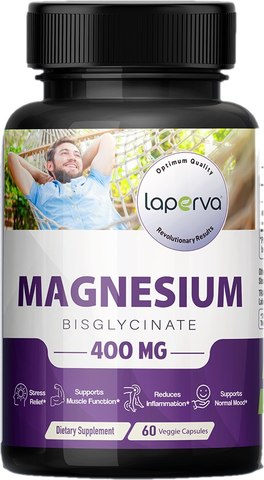 Laperva Magnesium Bisgycinate 400mg (60 Tablets)