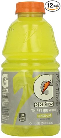 Gatorade Sport Drink, Lemon Lime, 32-Ounce Bottles