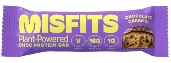 Misfits Vegan Protein bar Chocolate Caramel (40g)