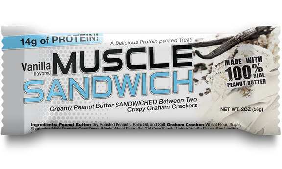 Muscle Foods Muscle Sandwich Peanut Butter Vanilla (56g)