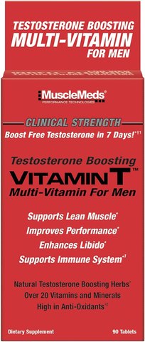 MuscleMeds VitaminT Testosterone (90 Tablets)