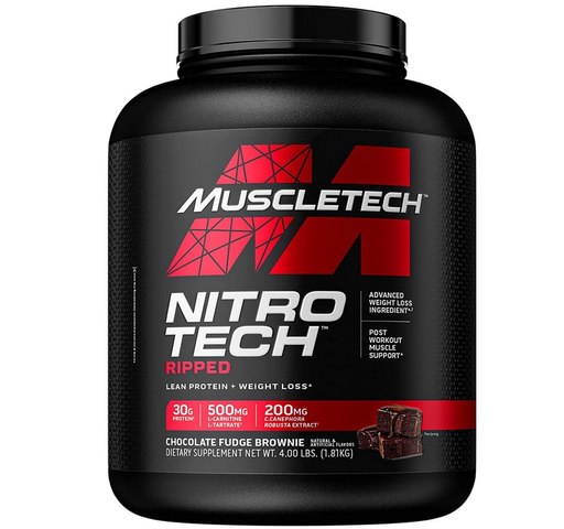 MuscleTech Nitro Tech Ripped Chocolate 4lbs