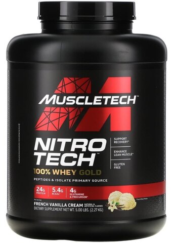Muscletech Nitro-Tech 100% Whey Gold French Vanilla Cream (5lbs)