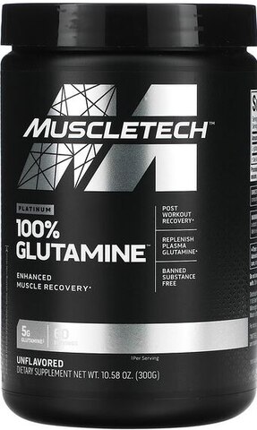 MuscleTech Platinum 100% Glutamine (300g)
