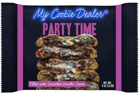 My Cookie Dealer Party Time Filled with Sprinkled Vanilla Creme (113g)