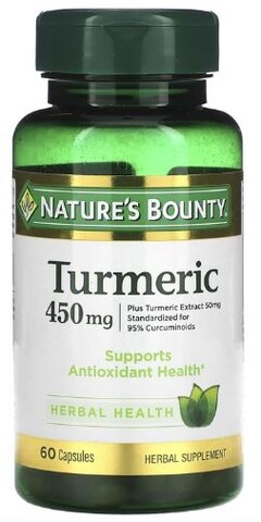 Natures Bounty Turmeric Curcumin 450mg (60 Capsules)