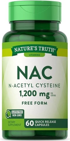 Nature's Truth NAC N-Acetyl Cysteine (60 Tablets)