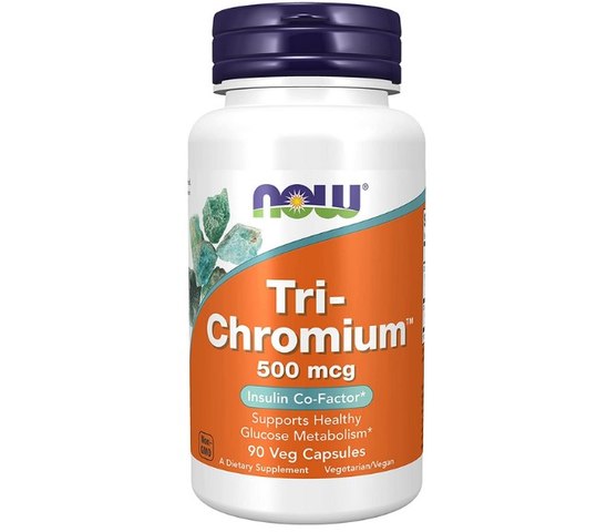NOW Foods Tri-Chromium 500mcg (90 Tablets)