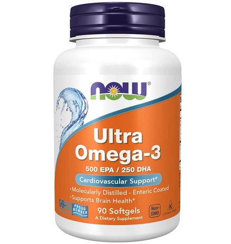 NOW Foods Ultra Omega-3 (90 Tablets)
