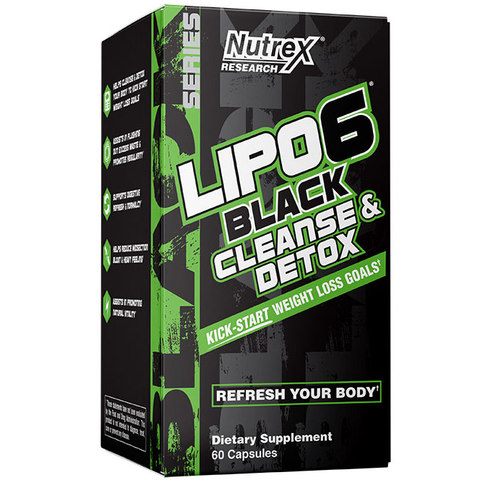 Nutrex Research Lipo6 Black Cleanse & Detox (60 Tablets)
