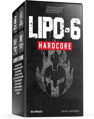 Nutrex Research Lipo-6 Hardcore Weight Loss Supplement