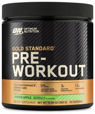 On Gold Standard Pre Workout Green Apple (300g)