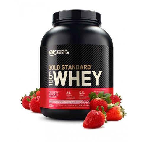 Optimum Nutrition Gold Std 100% Whey Del Strawberry 5lb(4/Case)