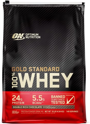 Optimum Nutrition Gold Standard 100% Whey Double Rich Chocolate (10lbs)