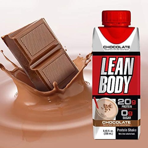 LABRADA NUTRITION - Lean Body RTD Whey Protein Shake, Chocolate