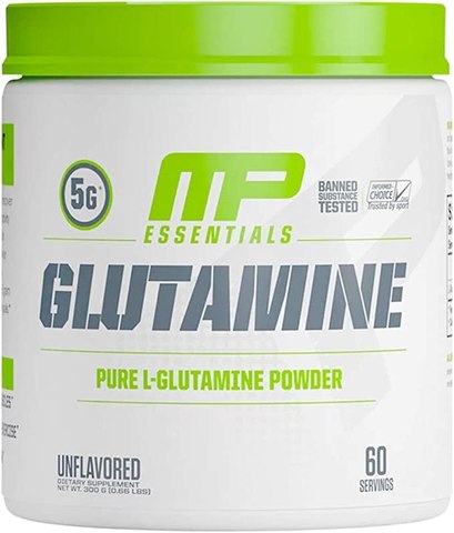 MusclePharm Essentials Glutamine Powder, Pure L-Glutamine